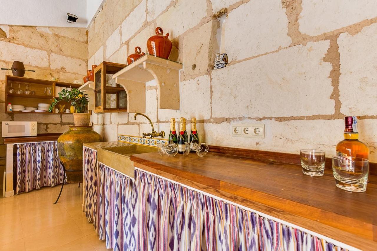 Villa Ca Na Pessina Sa Pobla Bagian luar foto